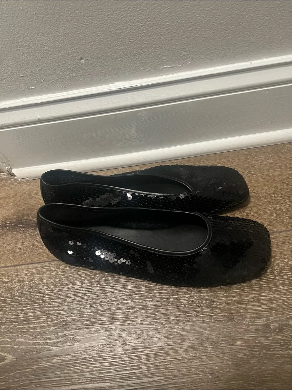 Vince Leah Sequin Ballet Flats